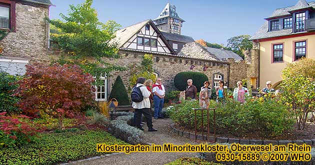 Klostergarten im Minoritenkloster, Oberwesel am Rhein