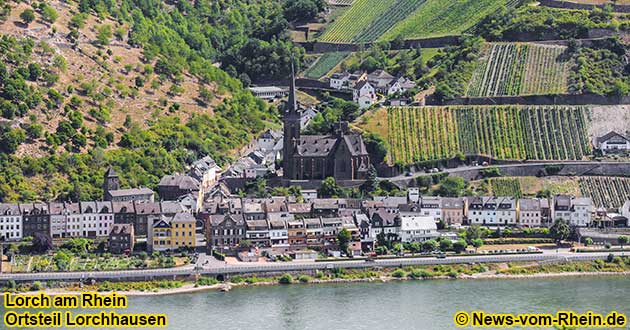 Lorchhausen bei Lorch am Rhein, zwischen Kaub und Assmannshausen