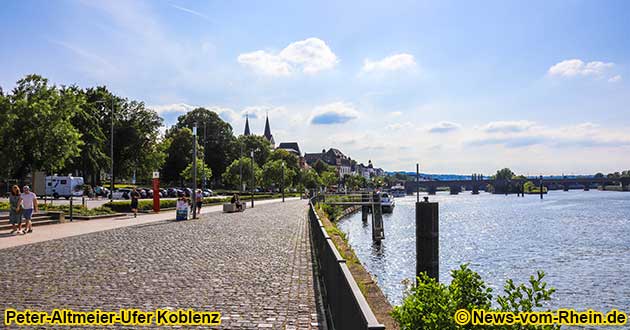 Koblenz ist die Stadt an Rhein und Mosel und idealer ausgangsort für Radtouren, Wanderungen oder Tagesausflüge zu den vielen Sehenswürdigkeiten am Mittelrhein.